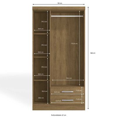 Imagen 2 del producto Clóset Yardas S 443 3 Puertas 2 Cajones