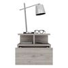 Velador Rectangular TuHome Dreams 1 Cajón Ceniza
