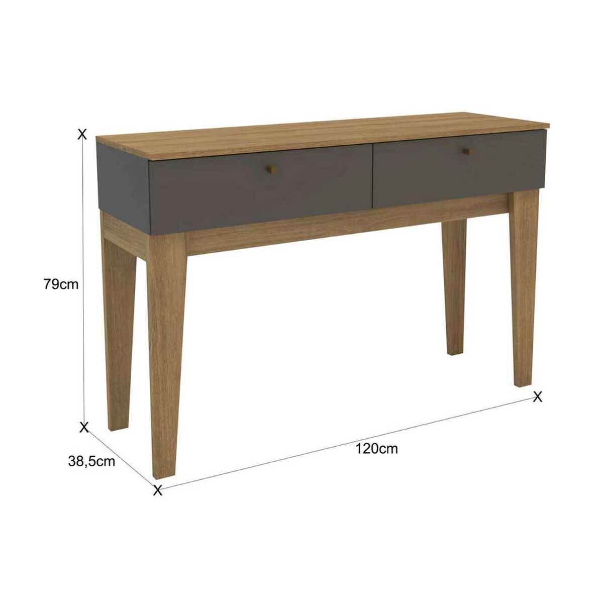 Arrimo Exit Veneza Nogal-Grafito