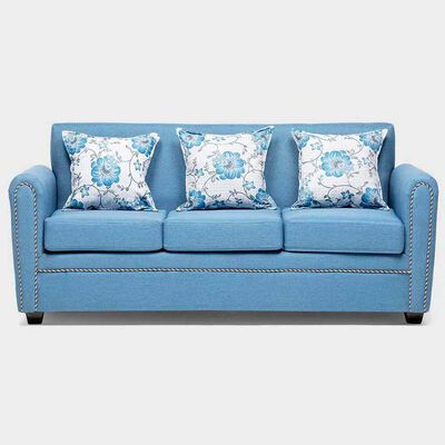 Imagen 2 del producto Juego de Living Almore Alemania Sofá 3 Cuerpos + Dos Sillones 1 Cuerpo Azul