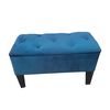 Banqueta Baúl Derecho Muebles HVM Ban Azul Marino
