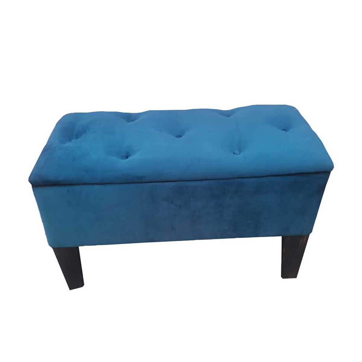 Banqueta Baúl Derecho Muebles HVM Ban Azul Marino