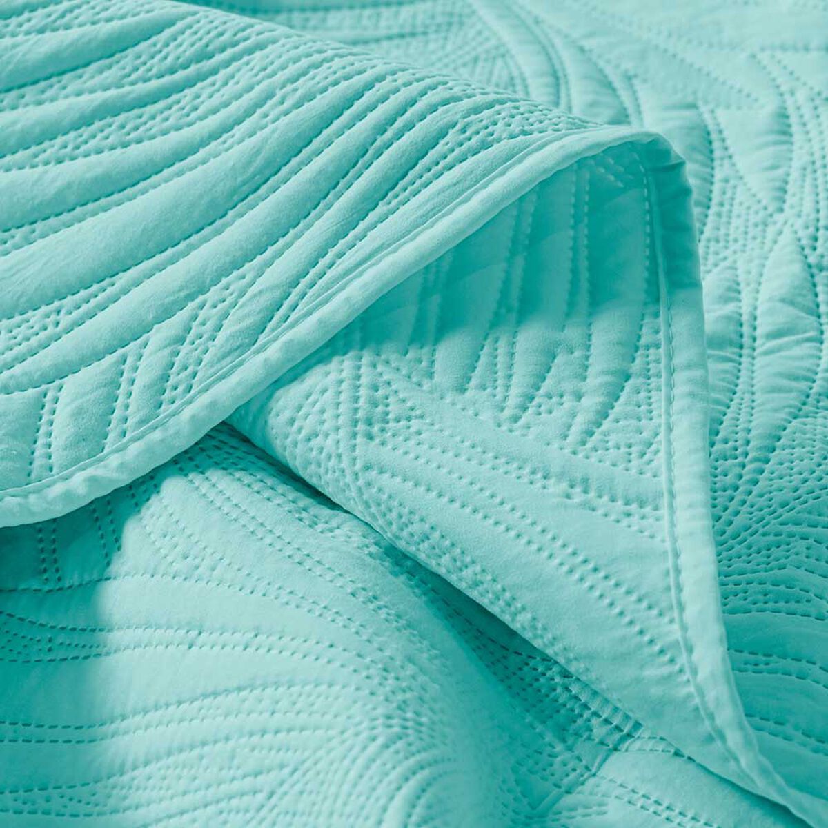 Quilt American Family 1.5 Plazas Marquis Aqua