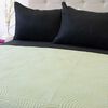 Quilt Doral King Negro Verde Origins