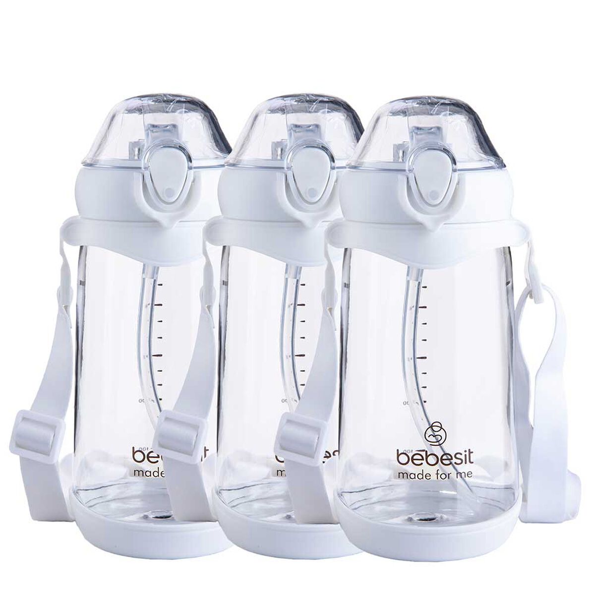 Vaso de entrenamiento Pack x 3 600ml Antiderrame 12M+ Bebesit