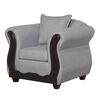 Juego de Living Black Factory Barcelona Sofá 3 Cuerpos + Dos Sillones 1 Cuerpo Crema