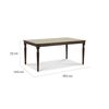 Juego de Comedor CIC Tenesse 4 Sillas + 2 Sitiales Chocolate