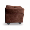 Sof&aacute; Muebles MPR Boston 3 Cuerpos + 2 Pouf Caf&eacute;
