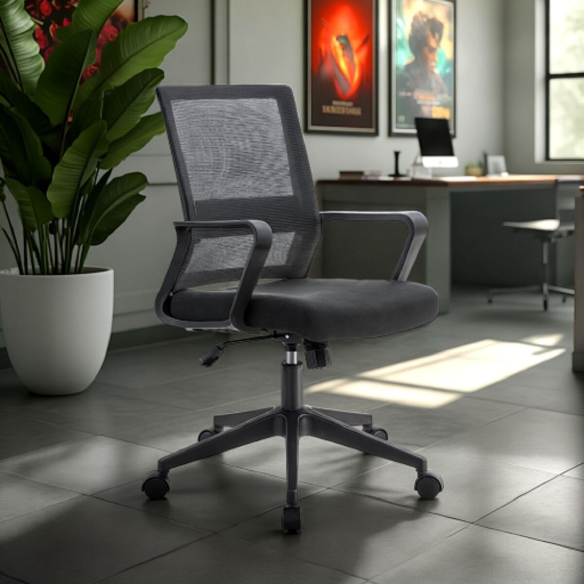Silla Escritorio Arthome BM-698 Negro