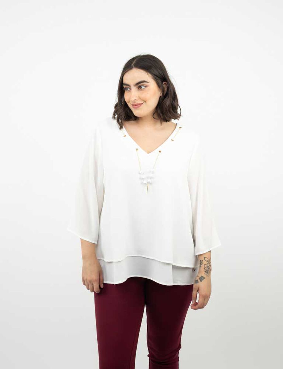 Blusa Manga 3/4 Mujer Extralindas