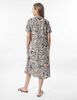 Vestido Midi Manga Corta Mujer Portman Club