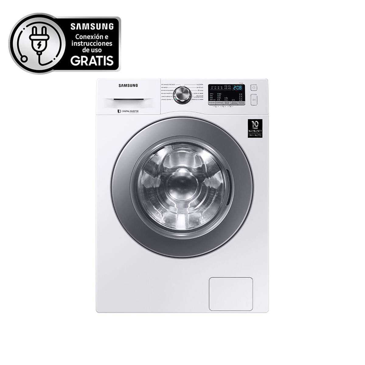 Lavadora Secadora Samsung WD10M44733W/ZS 10,5/6 Kg.