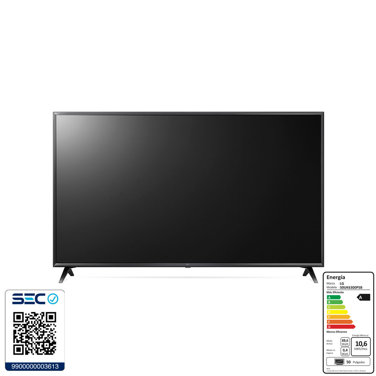 LED 50" LG 50UK6300PSB Smart TV Ultra HD