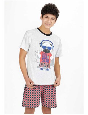 Imagen 1 del producto Pijama de Algodón Niño Kayser Gris