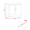 Combo Oficina Mesa Reunión + Cajonera Negro TuHome Home Office