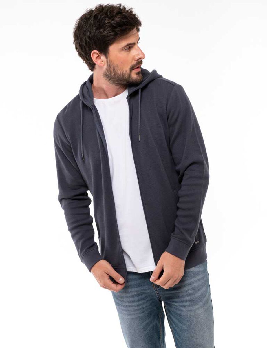 Polerón Slim Con Gorro Hombre Zibel