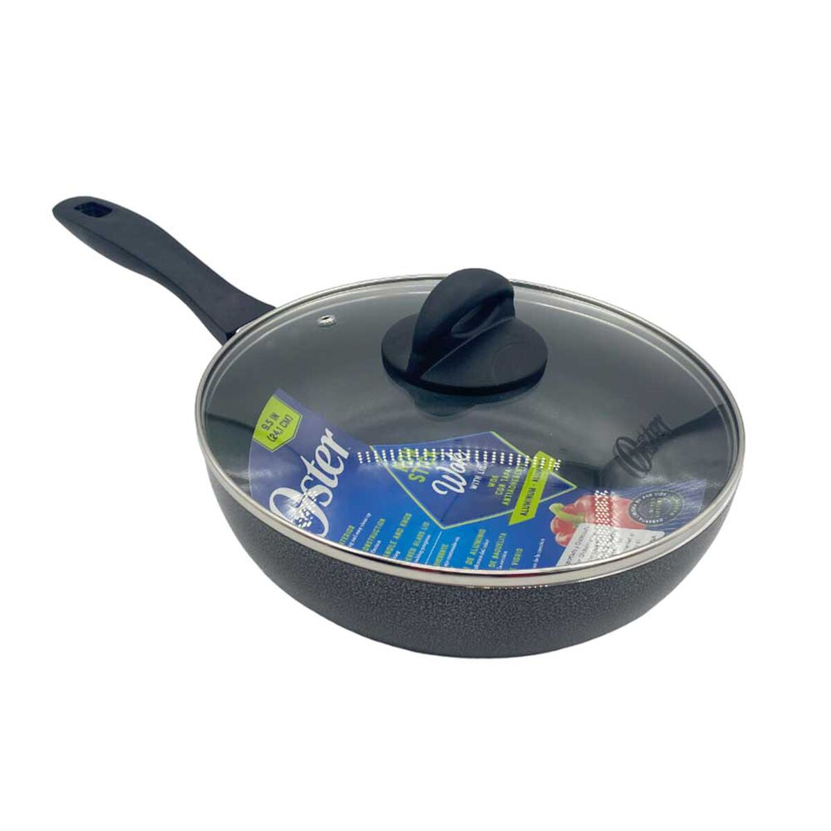 Sartén Wok Aluminio Oster Bastone 24,5 cm