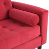Sofá Bodevir Retro 3 Cuerpos Rojo