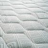 Cama Europea Celta 2 Plazas Alba White + Respaldo + 2 Veladores