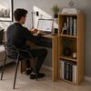 Escritorio + Librero Mons Home Office Mel/Preto