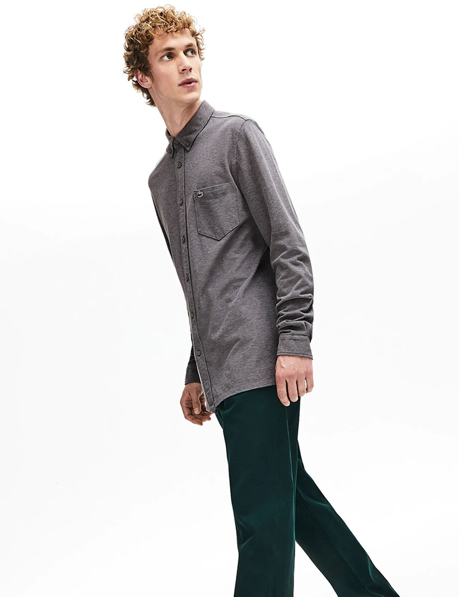 Camisa de Algodón Hombre Lacoste