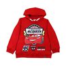 Polerón Cerrado con Gorro Niño Rayo Mcqueen Cars