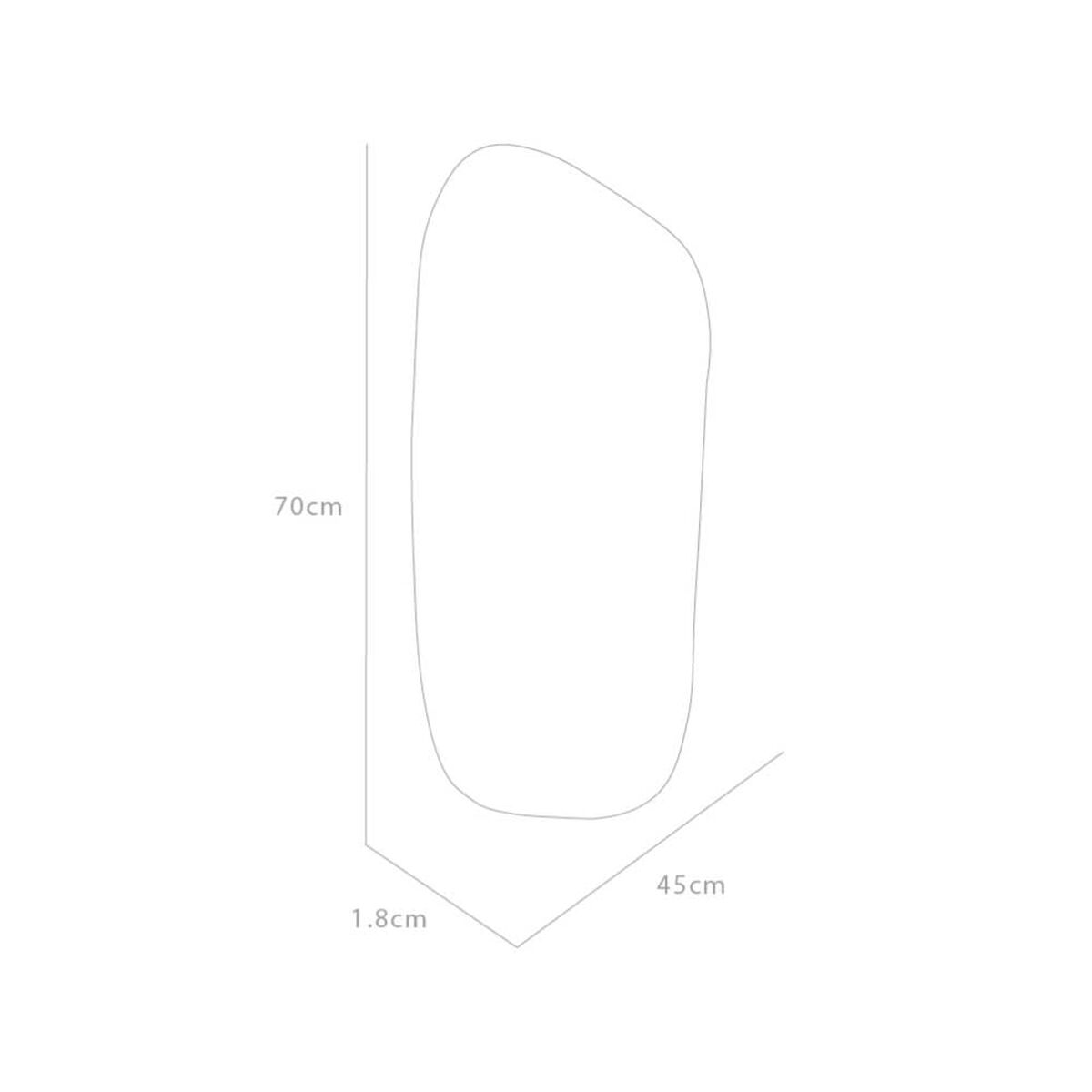 Espejo Tuhome Mery Irregular 70x45cm