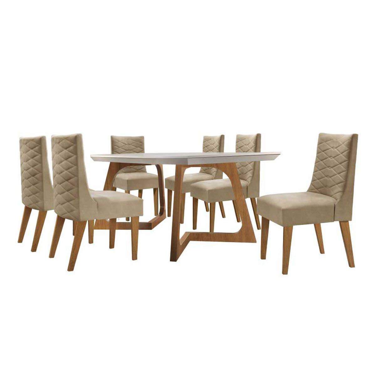 Juego de Comedor Home Vibes Dafne 6 Sillas