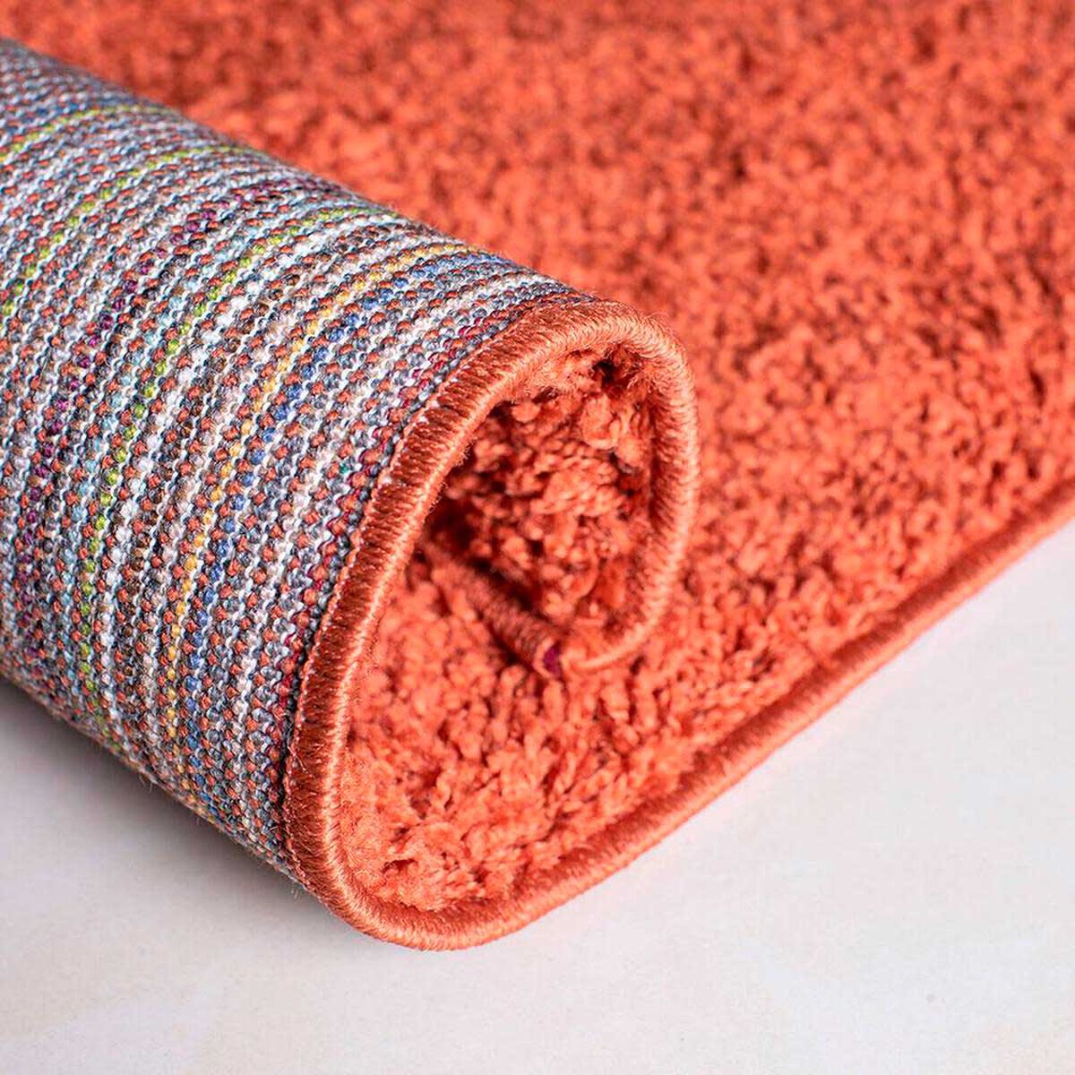 Alfombra Doral Shaggy 200 x 150 cm Terracota