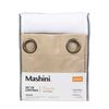 Set de Cortinas Mashini Pucon 140 x 220 cm Beige