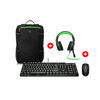 Combo Teclado Gamer HP Pavilion 500 + Audífonos Gamer Pavilion 400 + Mochila Gamer Pavilion 300 17.3" + Mouse Gamer Pavilion 300