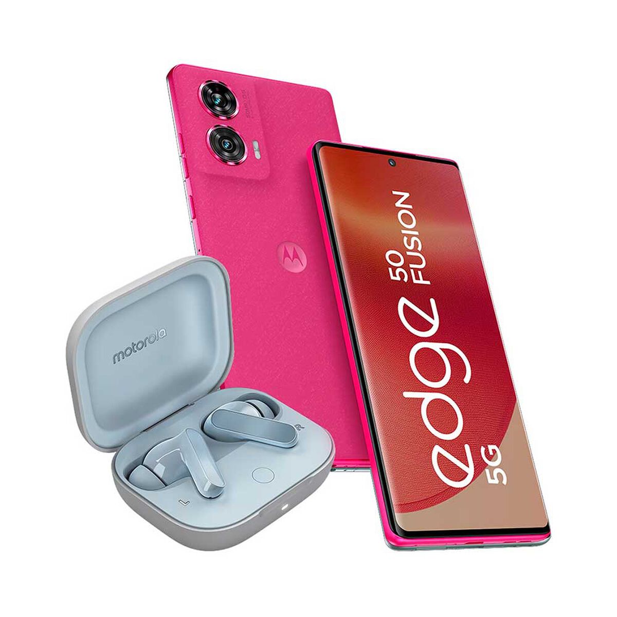 Celular Motorola Edge 50 Fusion 256GB 6,7" Rosa Fragola Liberado
