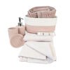 Set de Ba&ntilde;o Doral Lucia 18 Piezas Rosa Viejo