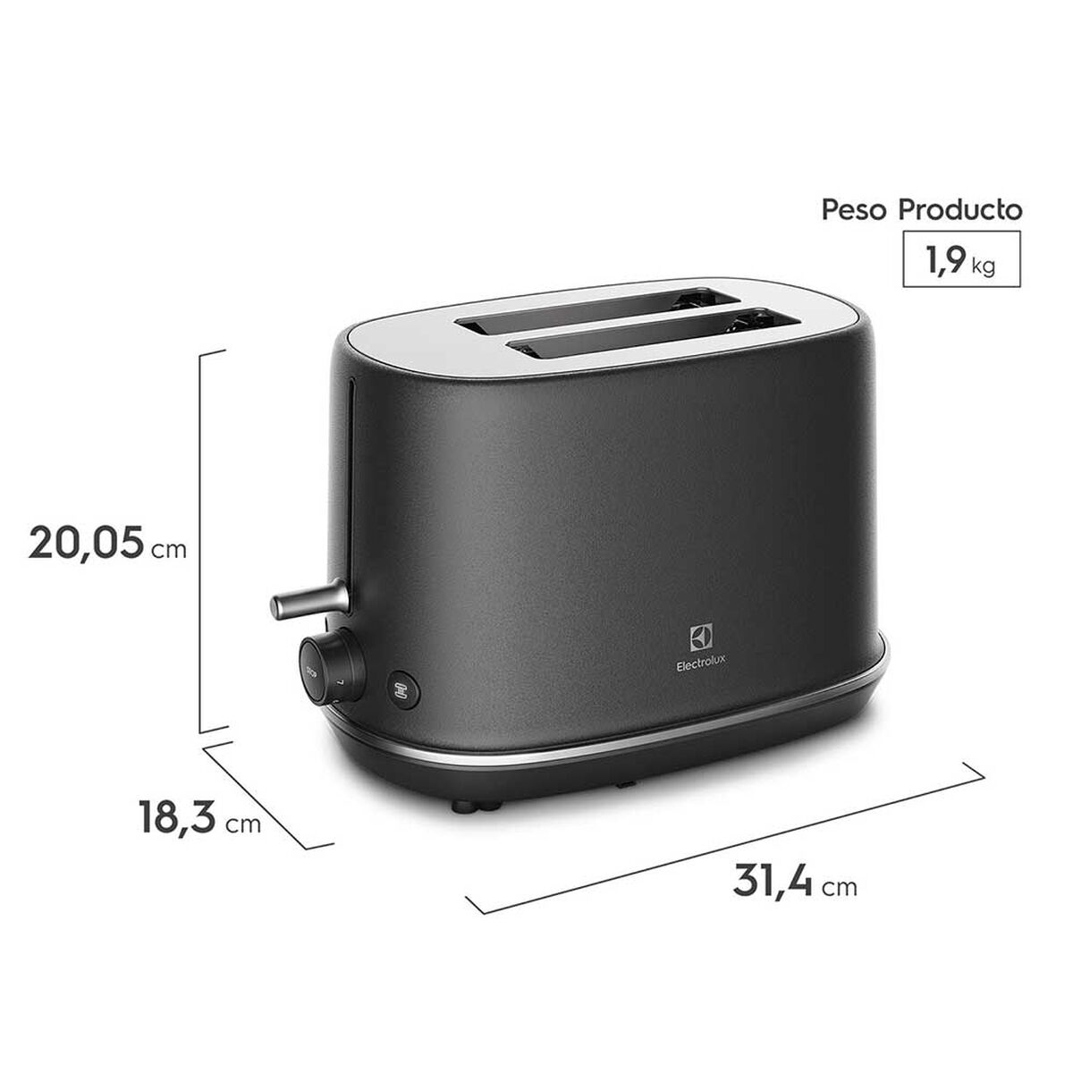 Tostador de Pan Electrolux TOP70