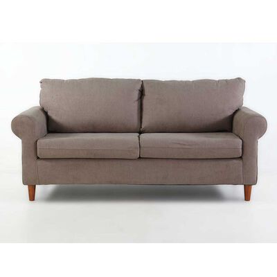 Sofá Kea Retro 3 Cuerpos Gris Claro