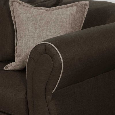 Imagen 2 del producto Sofá Black Factory Emili 2 Cuerpos Café