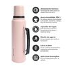 Termo para Líquido Lhotse Classic 1,3 Litros Rosa