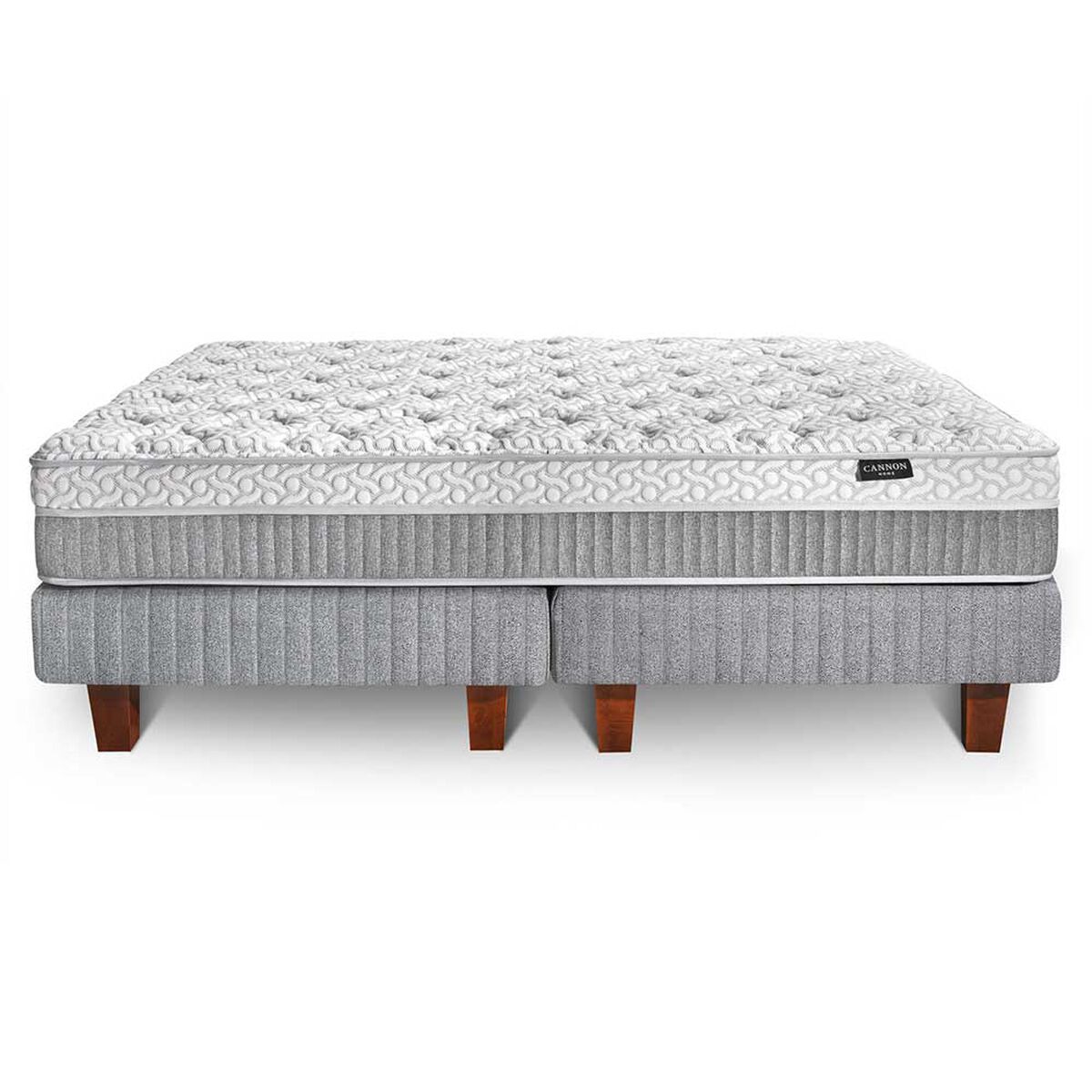 Cama Europea Cannon Base Dividida King Hybrid Cloud