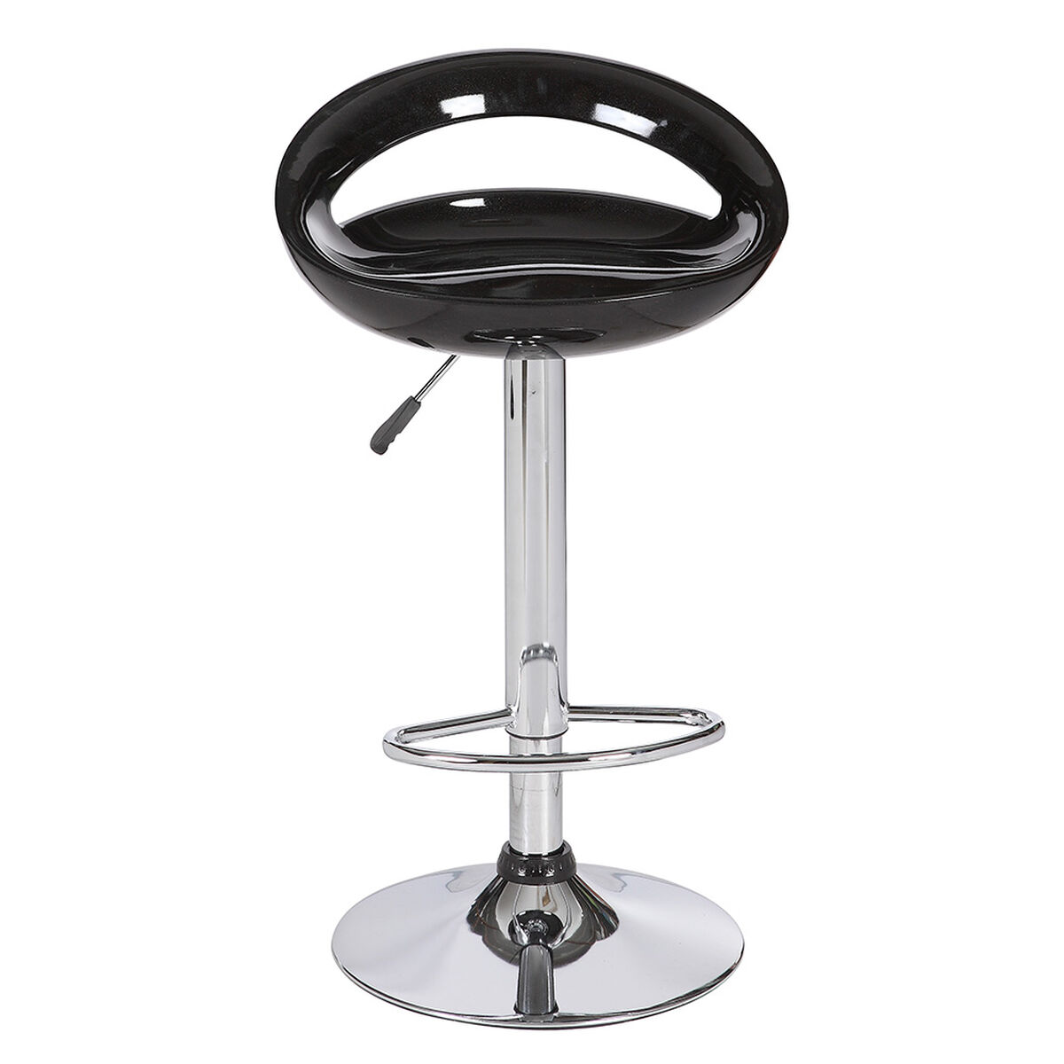 Silla Bar TuHome Rio Aluminio Negra