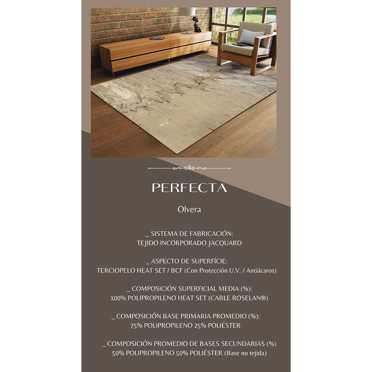 Alfombra Decocasa Kt03 Olvera 200 x 290 cm Arena