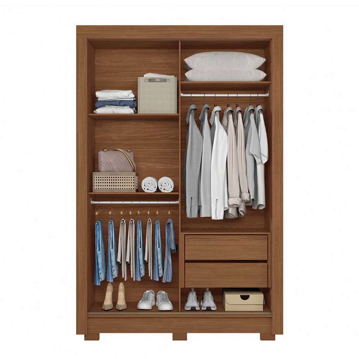 Clóset Onessta Lapasin 2 Puertas 2 Cajones Jatoba