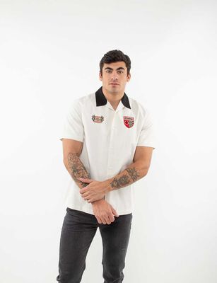 Imagen 1 del producto Camisa Manga Corta Hombre Icono Negro