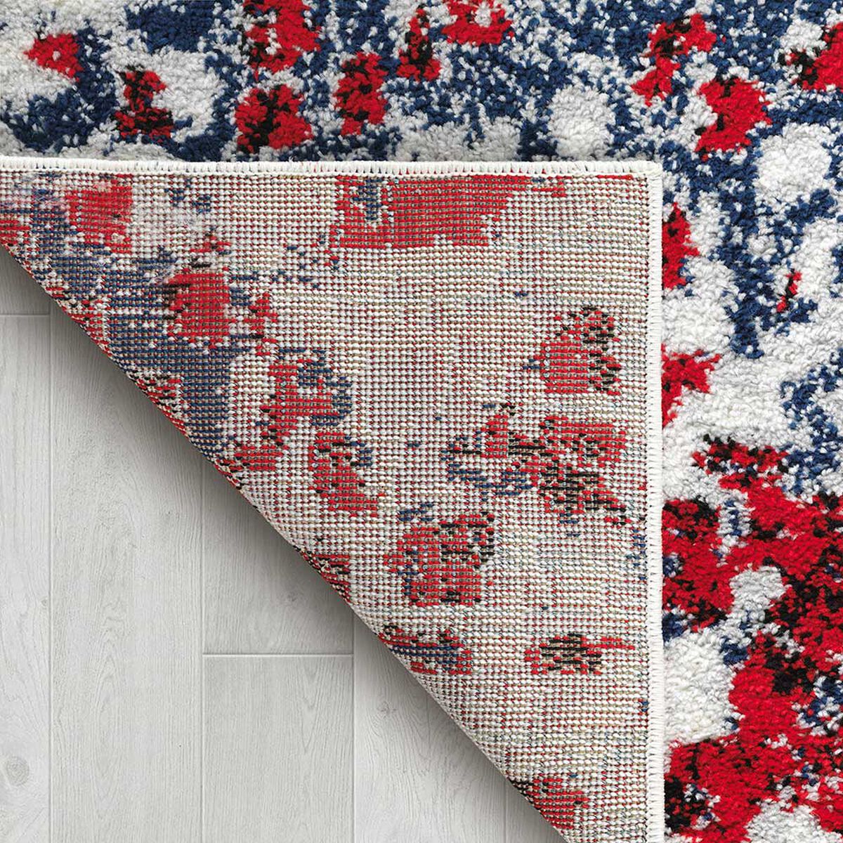 Alfombra de Pasillo Modalfo Florida Rojo 70 x 230 cm