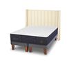 Cama Europea CIC Base Dividida King Grand Premium + Respaldo Panaro