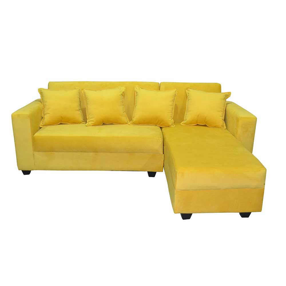 Sofá Modular Muebles MYM Maite 4 Cuerpos Amarillo