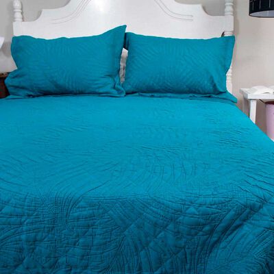 Quilt Doral 2 Plazas Azul Marino Bubbly