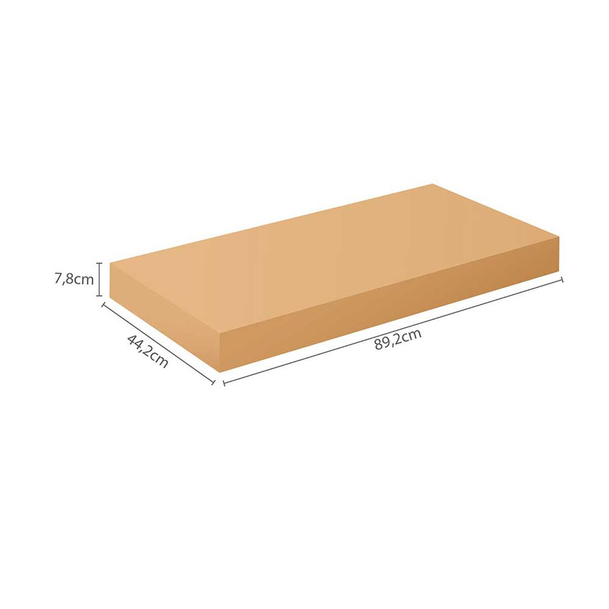 Zapatero Vekkahome Nick 2 Puertas Beige 