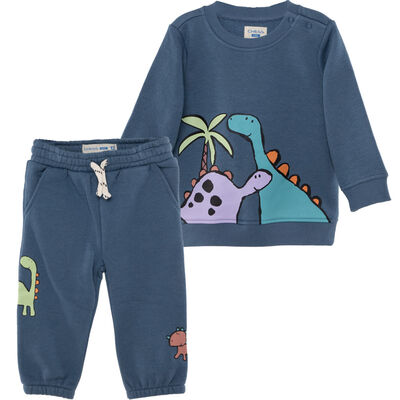 Conjunto Polerón+Pantalón de Algodón Chess Baby