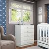 Cómoda Home Mobili Gales 5 Cajones Blanco