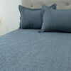 Quilt Doral 2,5 Plazas Lumi Velvety Gris Oscuro